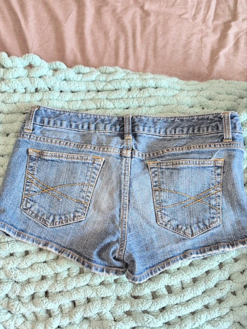 Aeropostale Light Blue Denim Shorts